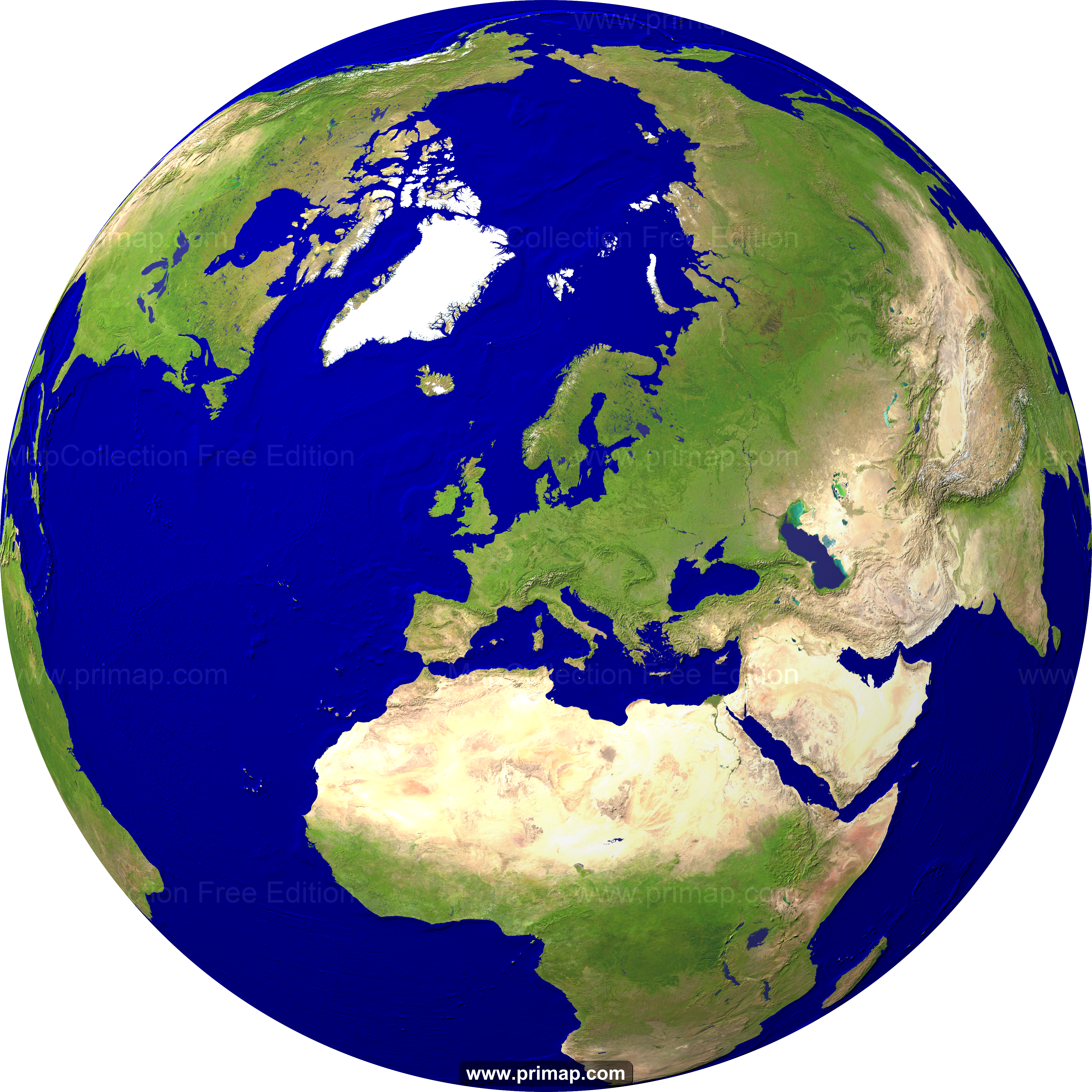 Image of the globe.