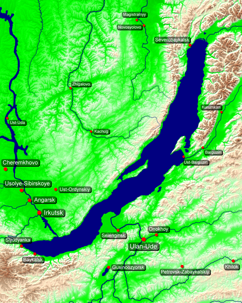 baikal mountains map